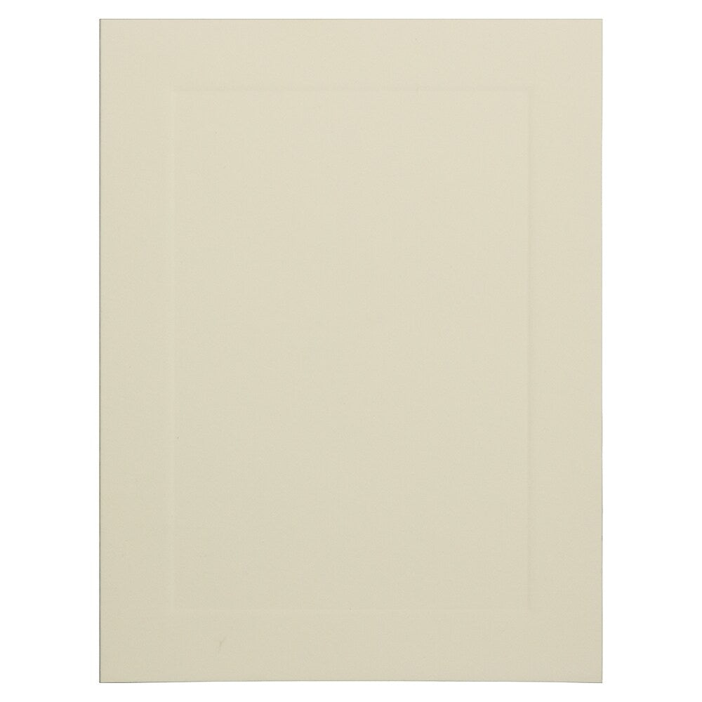 JAM Paper Smooth Formal Notecards, Ivory Panel, 100/Pack (309932)