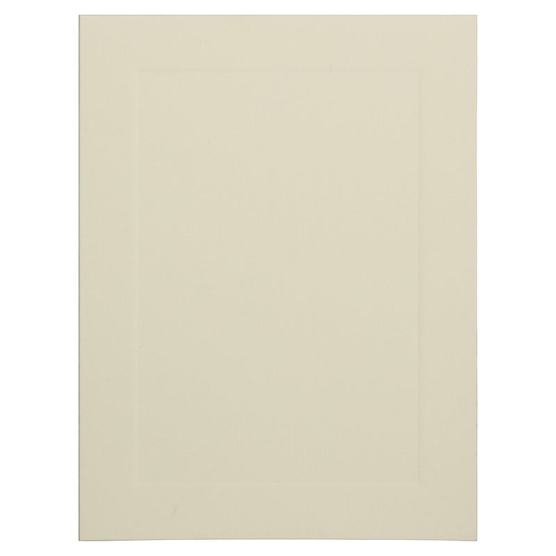 JAM Paper Smooth Formal Notecards, Ivory Panel, 100/Pack (309932)