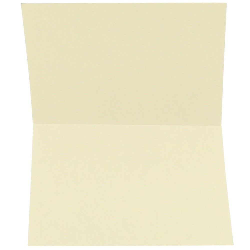 JAM Paper Smooth Notecards, Ivory, 500/Box (309877B)