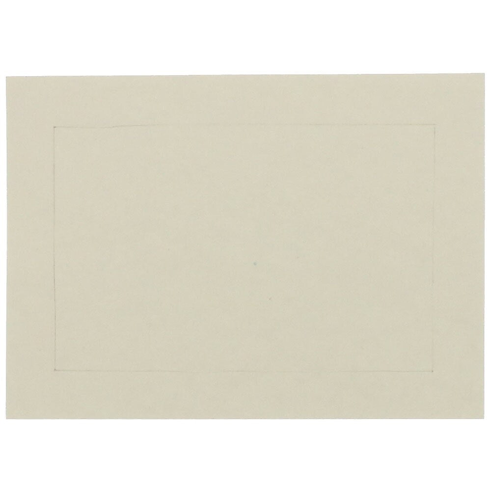JAM Paper Smooth Personal Notecards, Ivory, 100/Pack (175964)