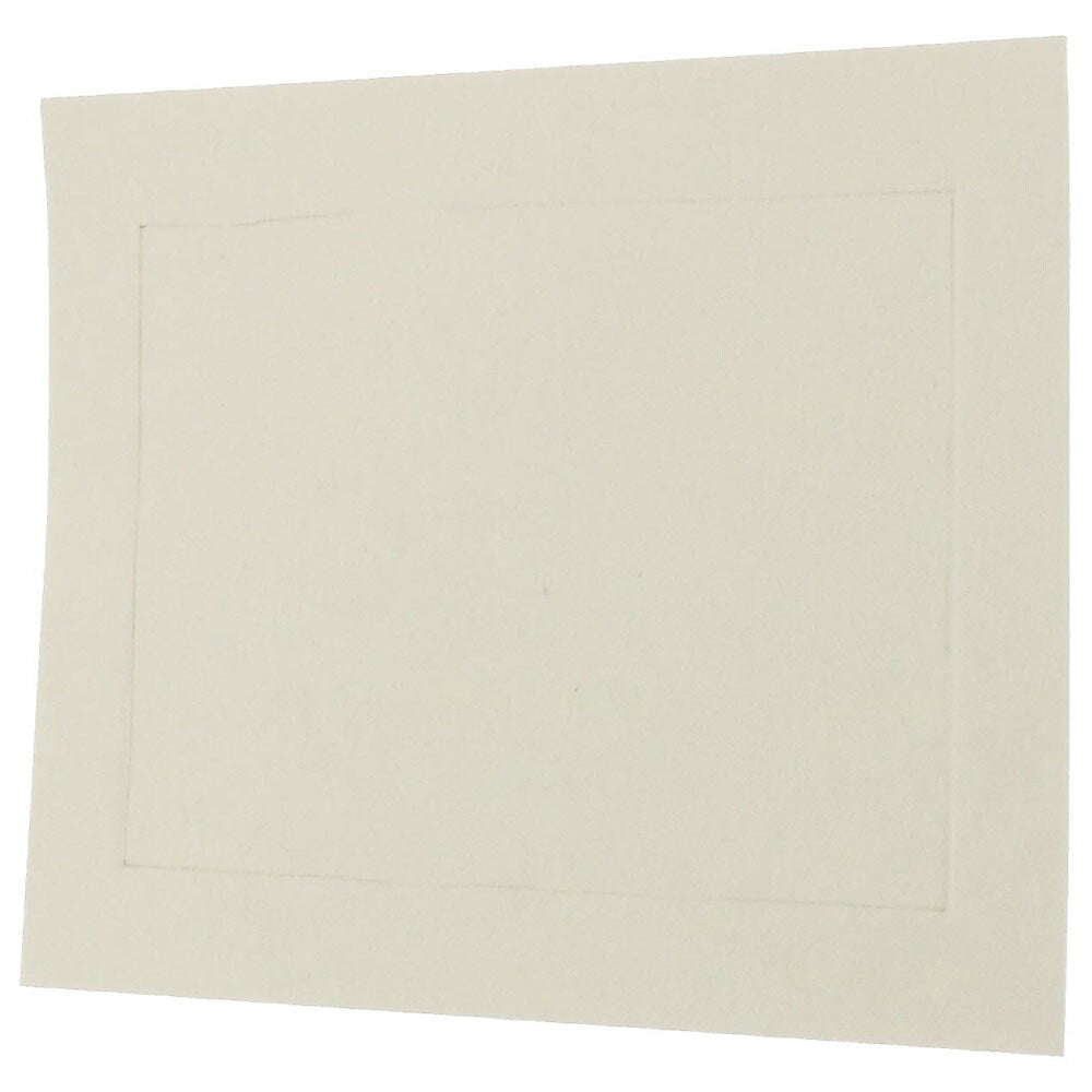 JAM Paper Smooth Personal Notecards, Ivory, 100/Pack (175964)