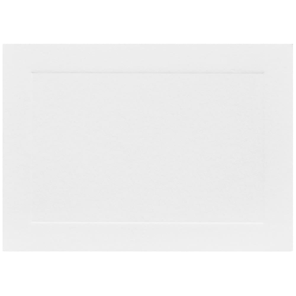 JAM Paper Smooth Personal Notecards, White, 500/Box (0175965B)