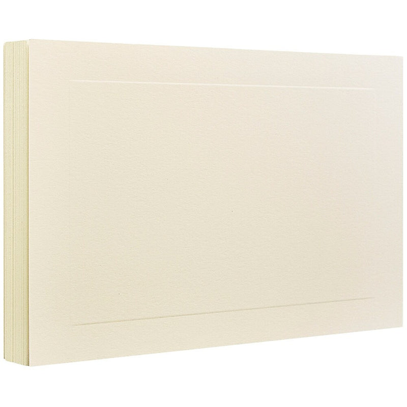 JAM Paper Smooth Personal Notecards, Ivory, 500/Box (98040B)