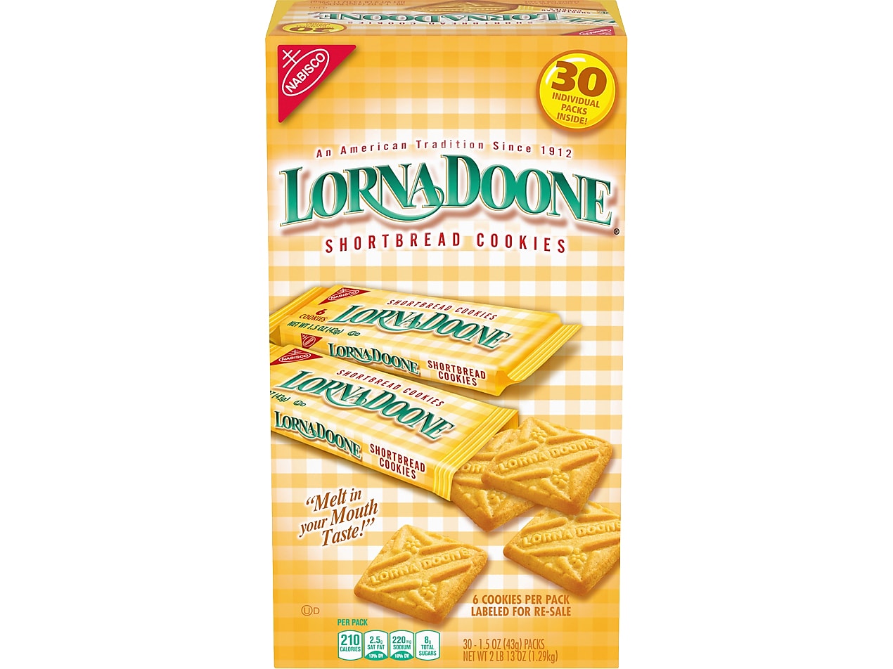 Lorna Doone Shortbread, 45 oz., 30/Pack (220-01042)