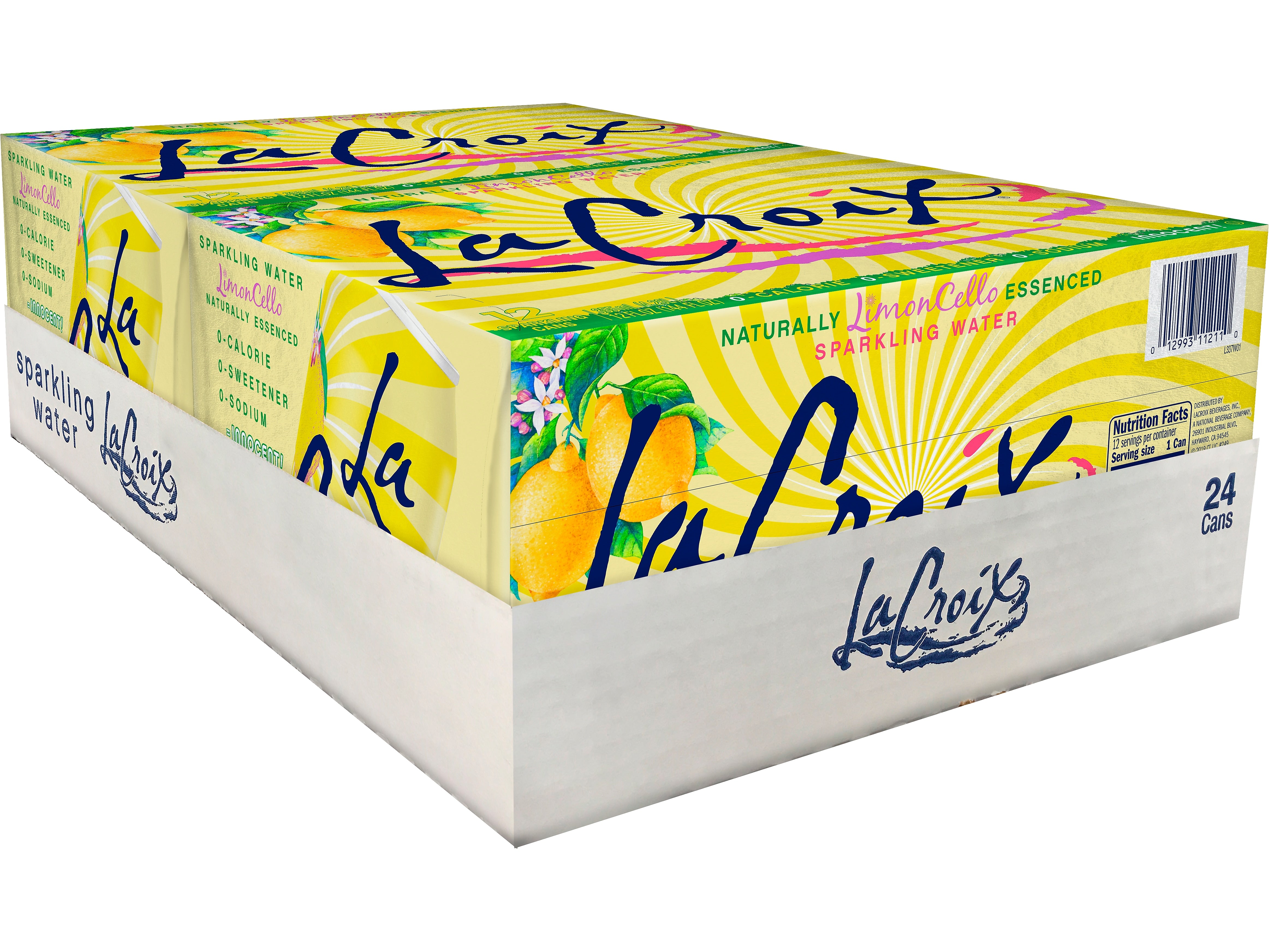 Lacroix LimonCello Flavored Sparkling Water, 12 oz., 24/Carton (15021740)