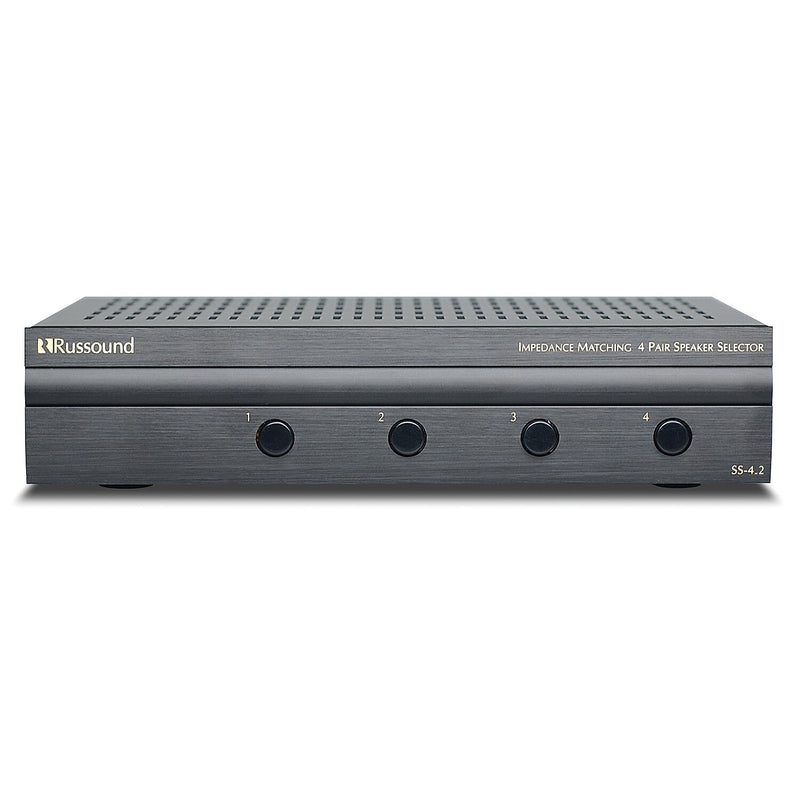 Russound Single-Source Speaker Selector (SS-4.2, 4 Pair), Black