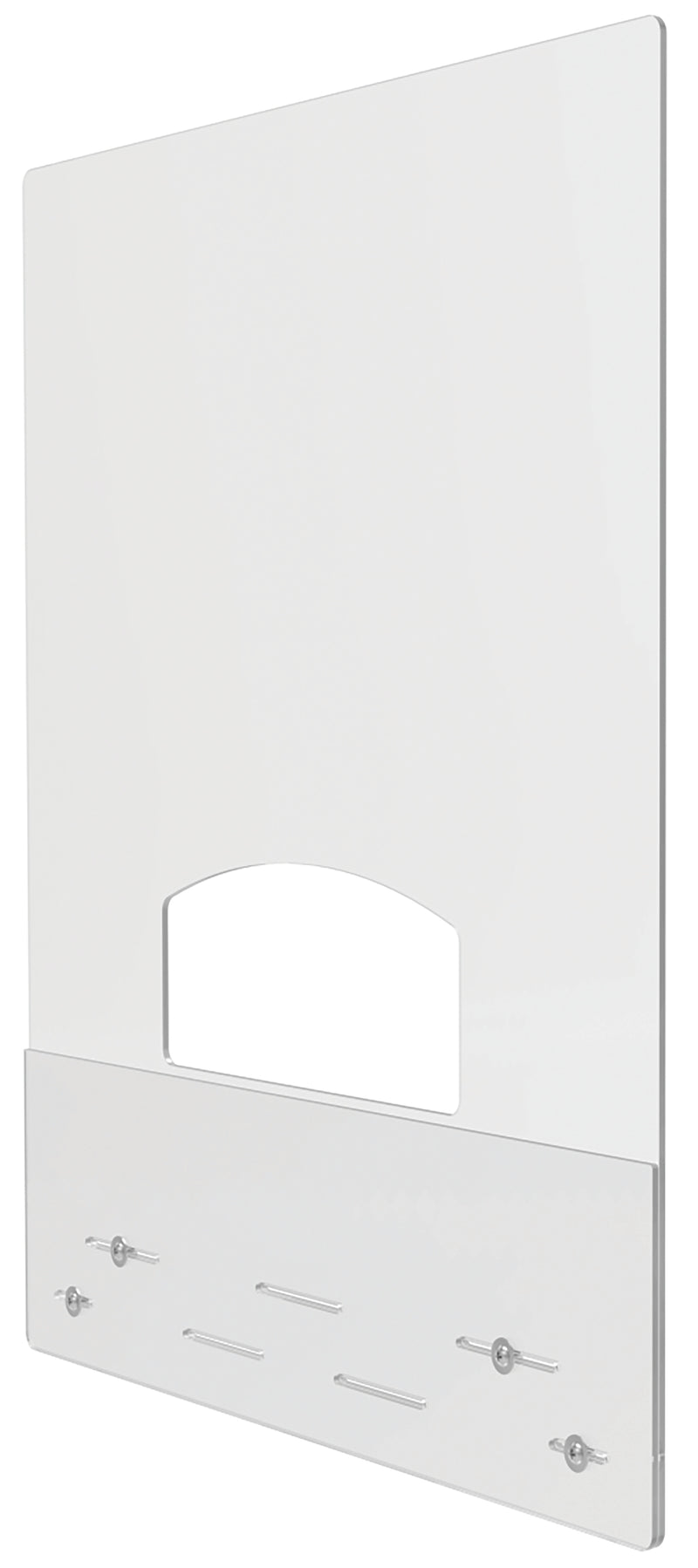 Deflect-O Surface Mount Sneeze Guard, 38"H x 31.5"W, Clear Acrylic, 2/Carton (PBCMA3138P)