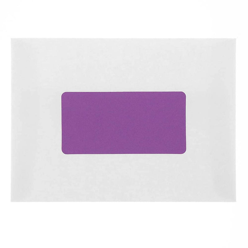 JAM Paper Laser/Inkjet Shipping Address Labels, 2" x 4", Violet Purple, 10 Labels/Sheet, 12 Sheets/Pack (302725790)