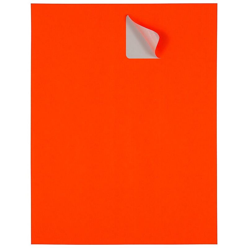JAM Paper Laser/Inkjet Shipping Labels, 2" x 4", Neon Red, 10 Labels/Sheet, 12 Sheets/Pack (354328034)