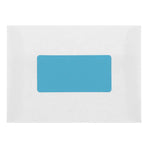 JAM Paper Laser/Inkjet Shipping Address Labels, 2" x 4", Blue, 10 Labels/Sheet, 12 Sheets/Pack (302725768)