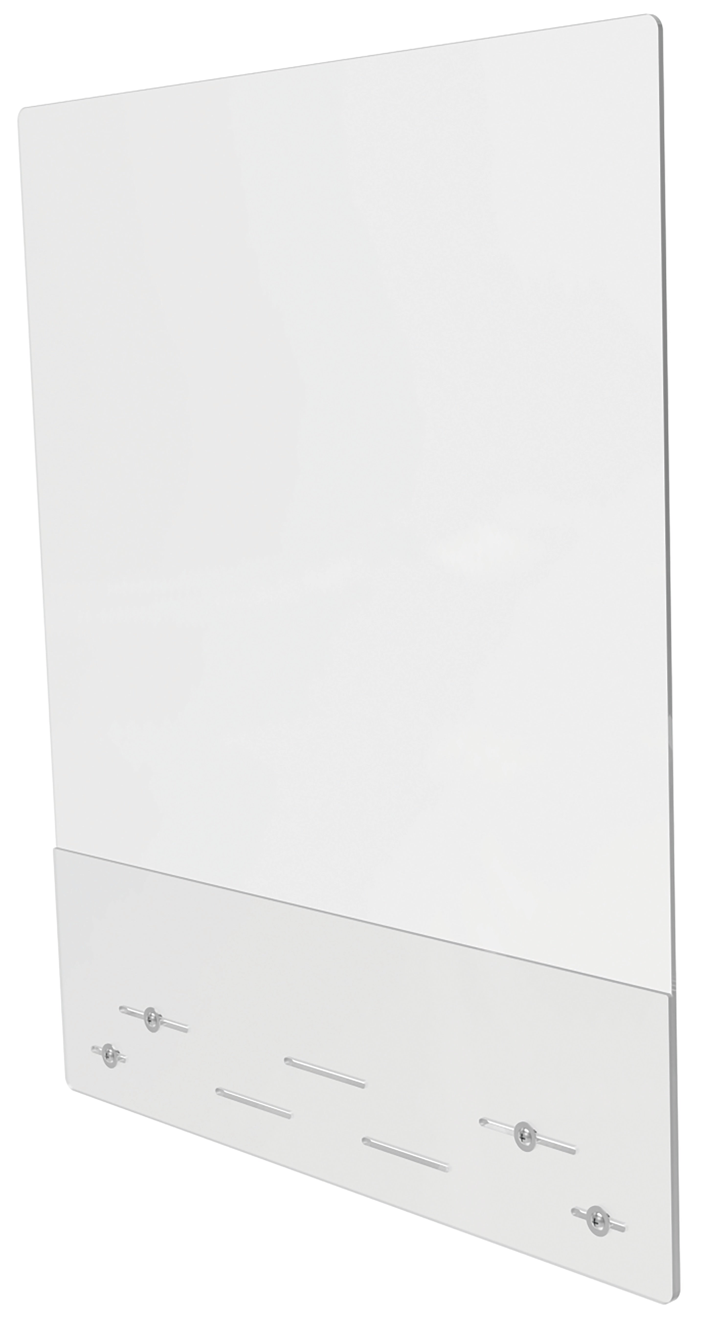 Deflect-O Surface Mount Sneeze Guard, 38"H x 31.5"W, Clear Acrylic, 2/Carton (PBCMA3138FB)