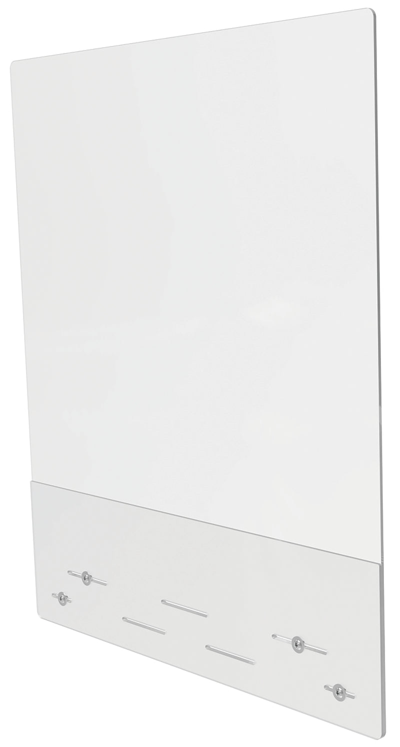 Deflect-O Surface Mount Sneeze Guard, 38"H x 31.5"W, Clear Acrylic, 2/Carton (PBCMA3138FB)