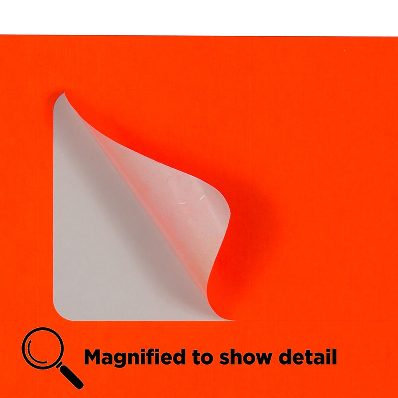 JAM Paper Laser/Inkjet Shipping Labels, 2" x 4", Neon Red, 10 Labels/Sheet, 12 Sheets/Pack (354328034)
