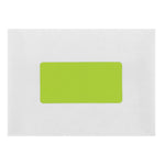 JAM Paper Laser/Inkjet Shipping Address Labels, 2" x 4", Ultra Lime Green, 10 Labels/Sheet, 12 Sheets/Pack (302724405)