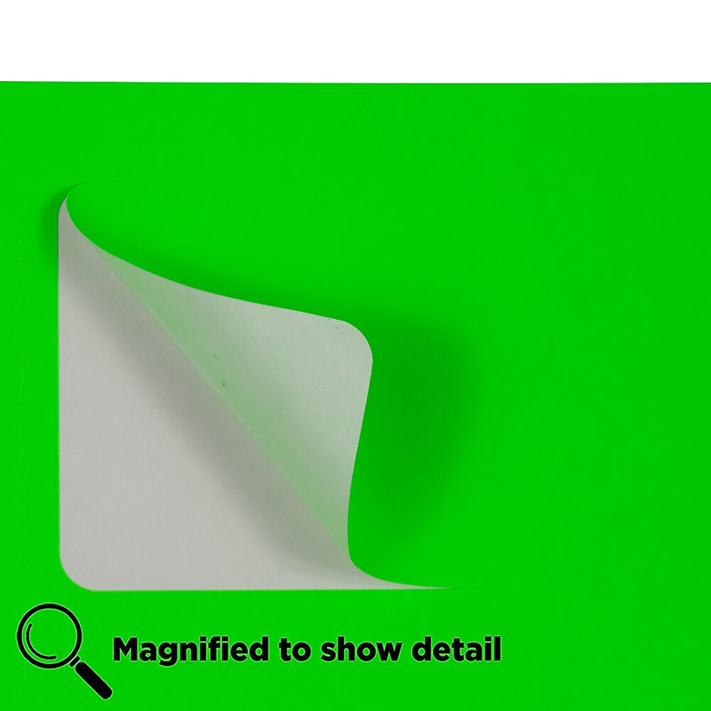 JAM Paper Laser/Inkjet Shipping Labels, 2" x 4", Neon Green, 10 Labels/Sheet, 12 Sheets/Pack (354328017)