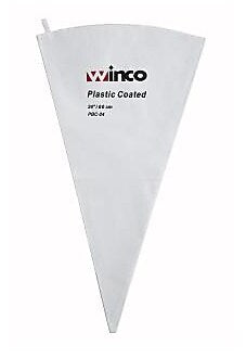 Winco 24" Cloth Pastry Bag, White (75940)