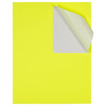 JAM Paper Laser/Inkjet Shipping Labels, 4" x 5", Neon Yellow, 4 Labels/Sheet, 30 Sheets/Pack (354329153)