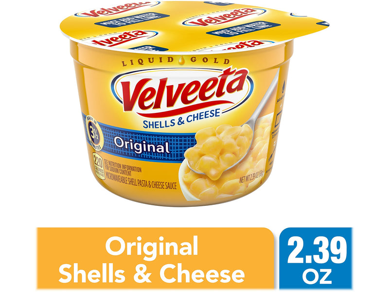 Velveeta Original Shell Pasta & Cheese Sauce, 2.4 oz., 12/Pack (5355)