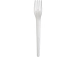 Eco-Products Plantware Crystallized Polylactide Fork, Medium-Weight, White, 1000/Carton (EP-S012)