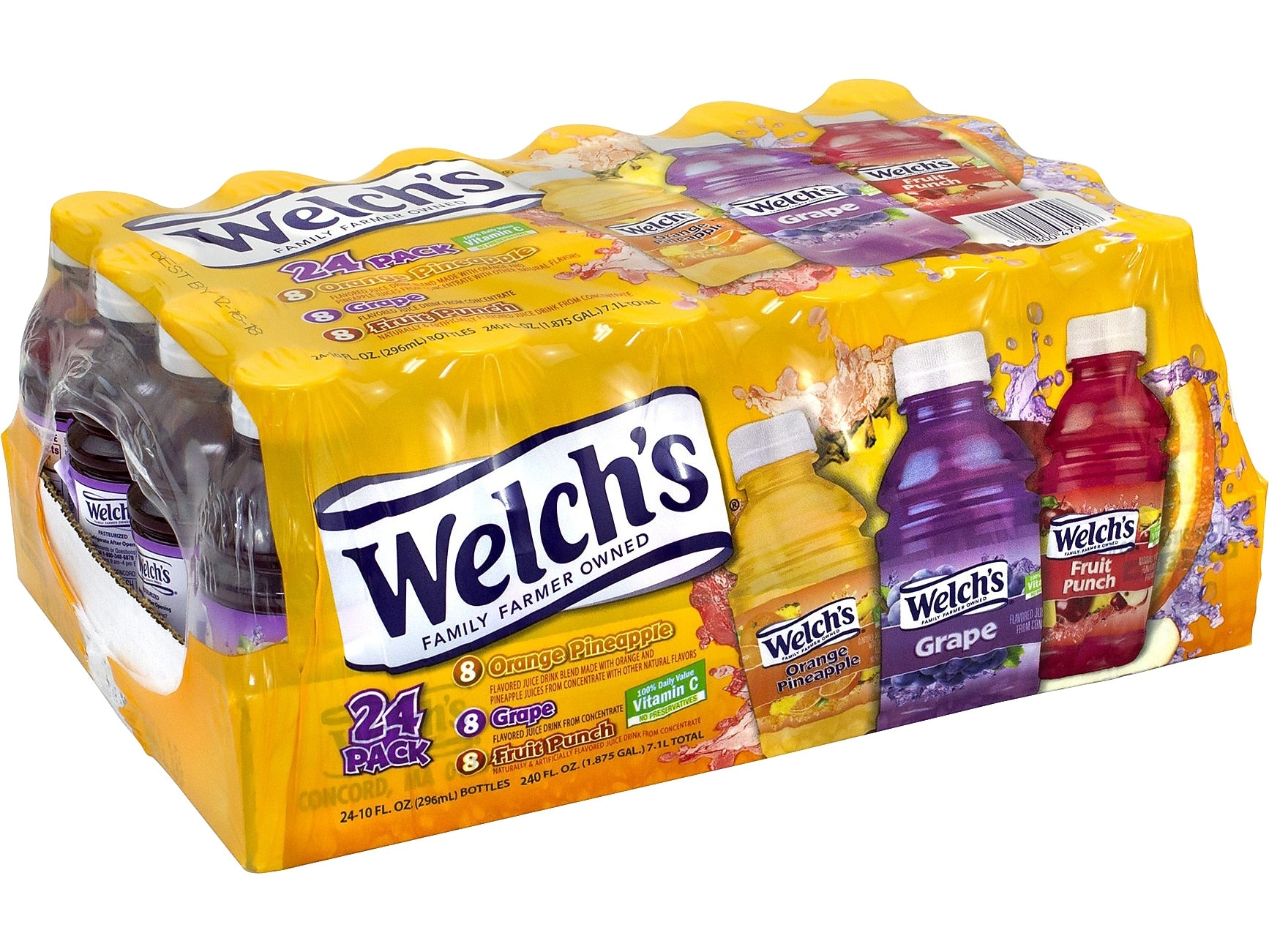 Welch's Juice Variety Pack, 10 oz., 24/Pack (47910)