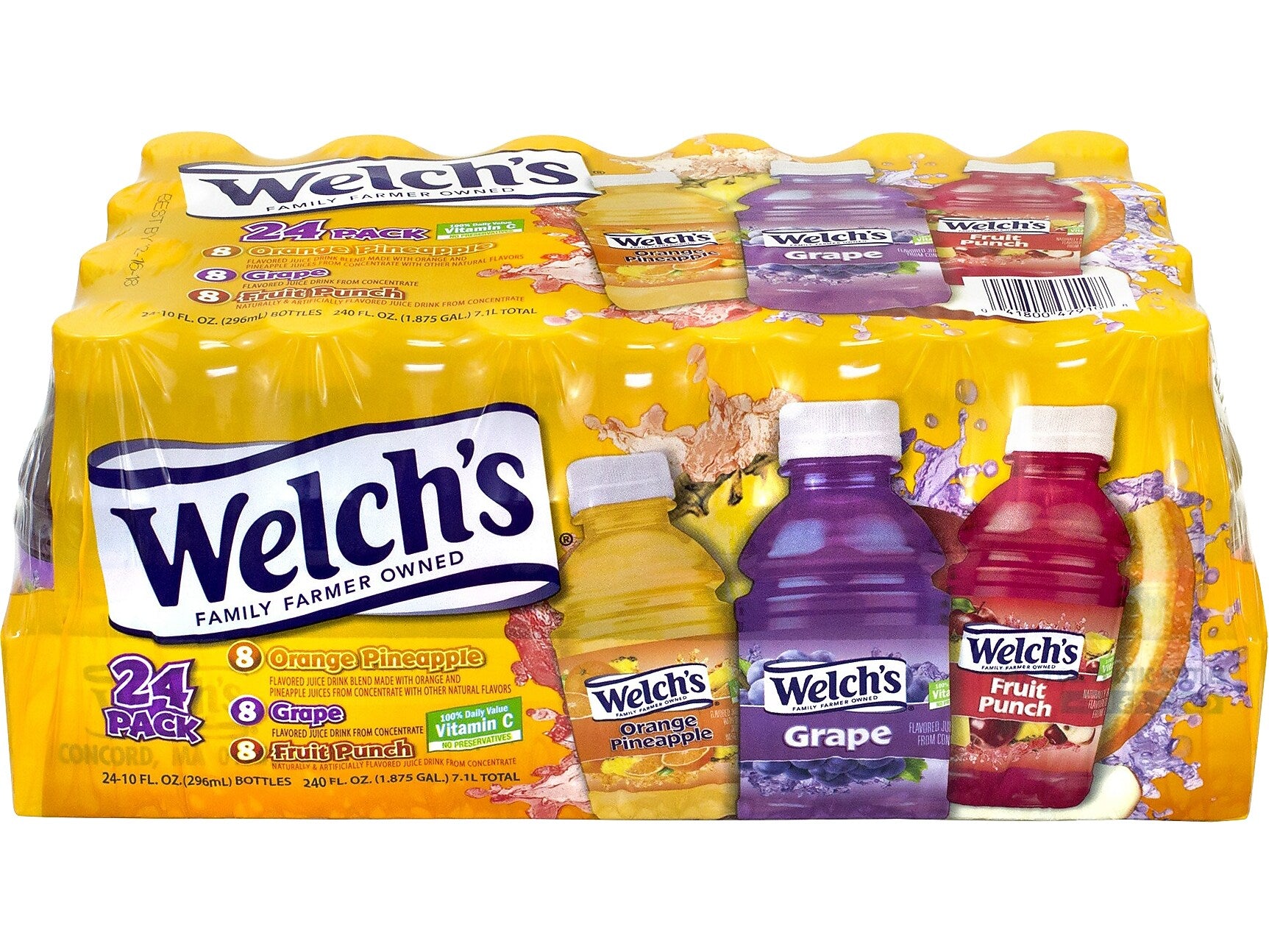Welch's Juice Variety Pack, 10 oz., 24/Pack (47910)