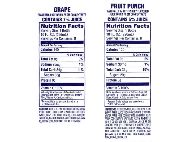 Welch's Juice Variety Pack, 10 oz., 24/Pack (47910)