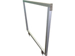 Ghent Clamp Mount Sneeze Guard, 24"H x 59"W, Frosted Acrylic (DPSF2459-A)