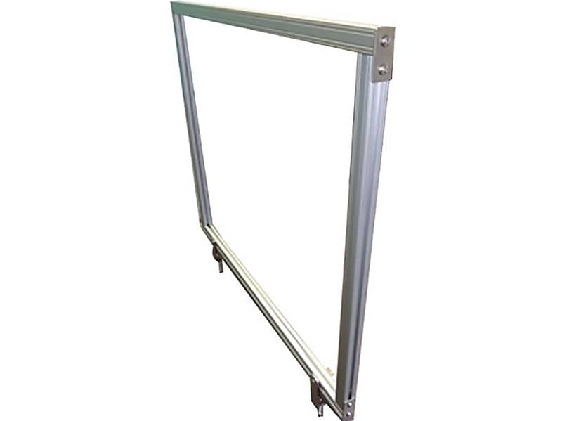 Ghent Clamp Mount Sneeze Guard, 24"H x 29"W, Frosted Acrylic (DPSF2429-A)