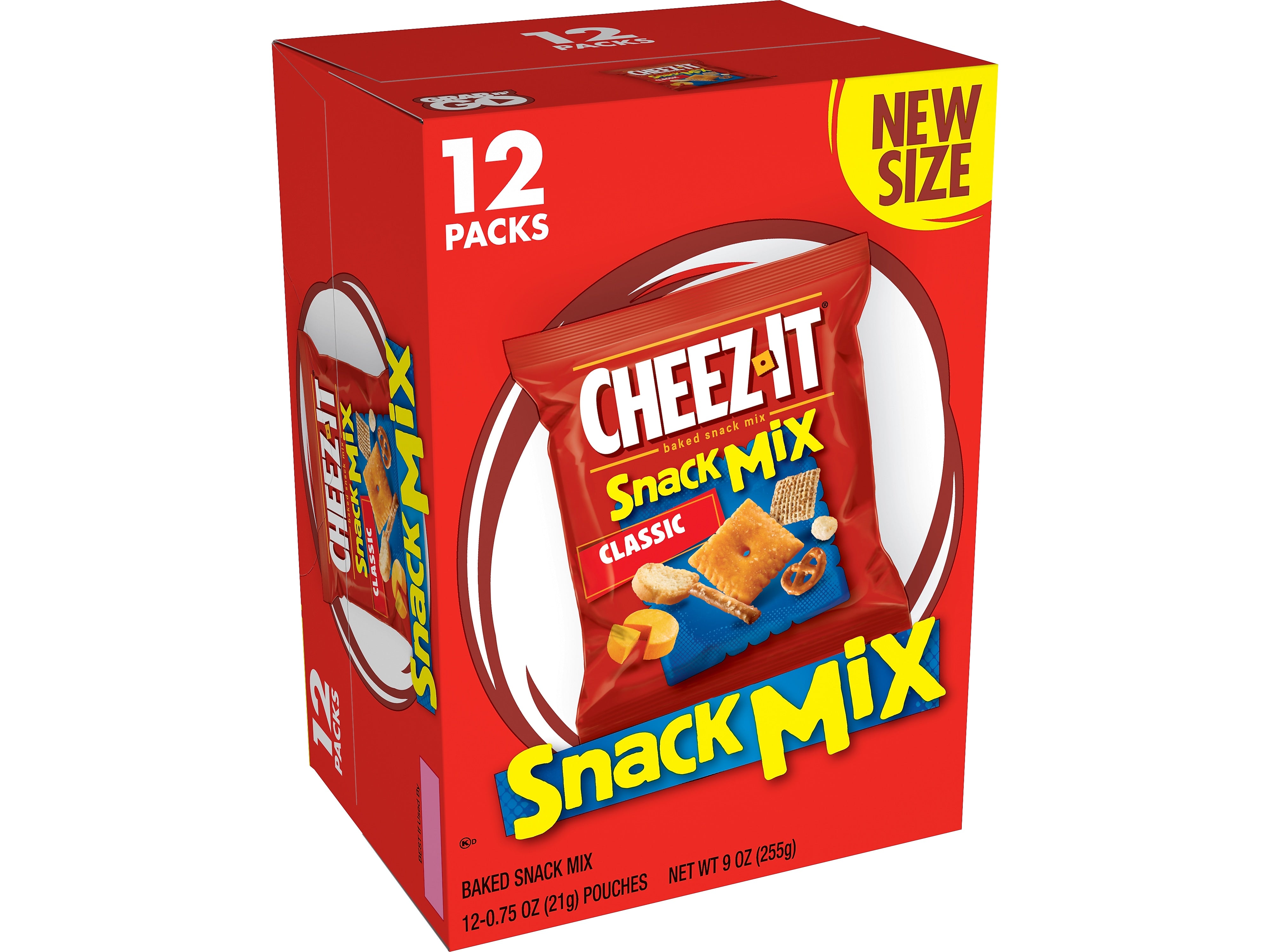 Cheez-It Classic Cheese Snack Mix, 0.75 oz., 12 Bags/Pack (KEE11719)