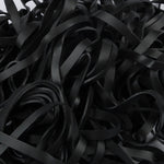 JAM Paper Colored Multi-Purpose #64 Rubber Bands, 3.5" x 0.25", Non-Latex, Black, 100/Pack (33364RBBL)