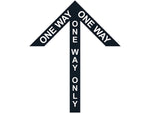 Superior Mark® Floor Decal, "One Way Only", 4" tape, 41.5" x 34", Black (IN-40-983)