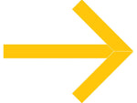 Superior Mark® Floor Decal, Arrow, 2" tape, 41.5" x 34", Vinyl, Yellow (IN-40-637-V)