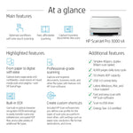 HP Scanjet Pro 3000 s4 Duplex Desktop Document Scanner, White (6FW07A#BGJ)