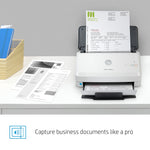 HP Scanjet Pro 3000 s4 Duplex Desktop Document Scanner, White (6FW07A#BGJ)