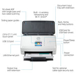 HP Scanjet Pro N4000 Snw1 Duplex Desktop Document Scanner, White (6FW08A#BGJ)