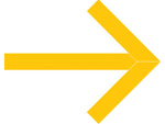 Superior Mark® Floor Decal, Arrow, 4" tape, 41.5" x 34", PVC, Yellow (IN-40-644)
