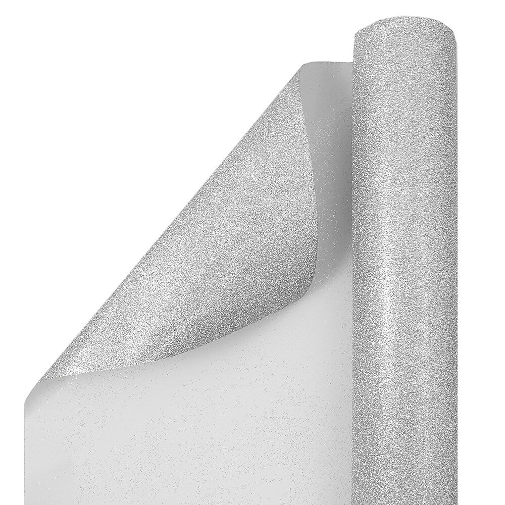 JAM Paper Wrapping Paper, 25 Sq. ft. x 30", Silver (354528189)