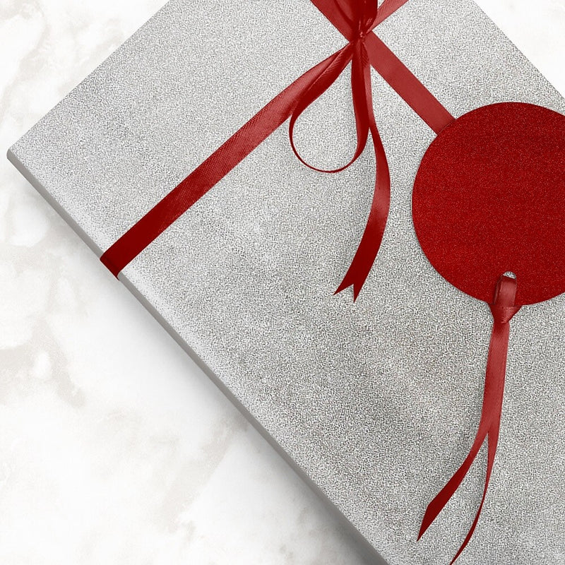 JAM Paper Wrapping Paper, 25 Sq. ft. x 30", Silver (354528189)