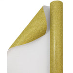 JAM Paper Wrapping Paper, 25 Sq. ft. x 30", Gold (354528185)