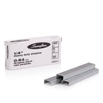 Swingline Premium Heavy Duty Staples, 1/4" Length, 100 Staples/Strip, 1,000 Staples/Box (35314)