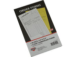 Cosco Script 2-Part Carbonless Work Orders, 5.5" x 8.5", 50 Sets/Book (074000)
