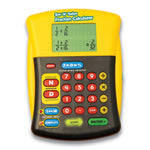Educational Insights See 'n' Solve Over 16-Digit Battery Powered Basic Calculator, Gray/Yellow (8479)