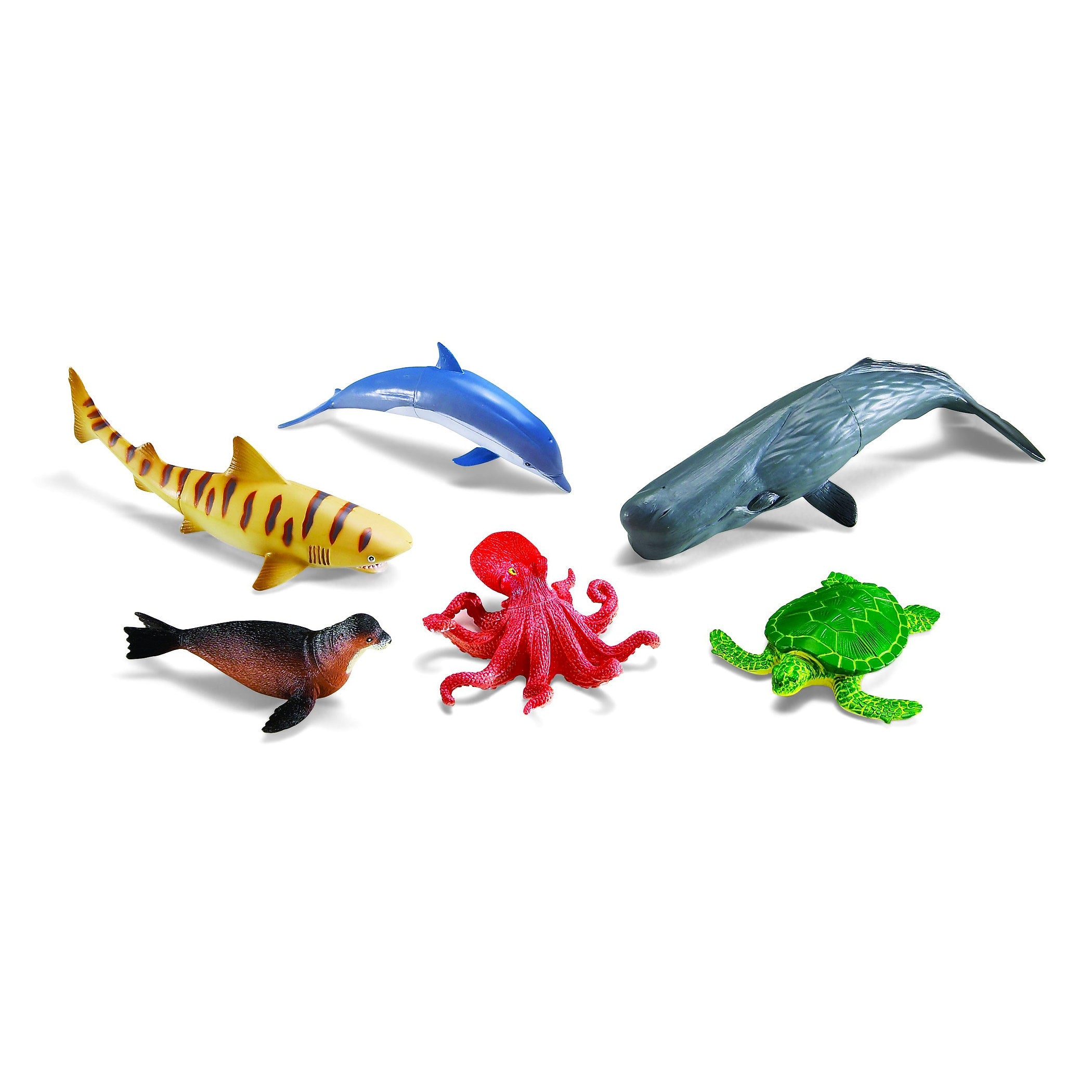 Learning Resources Jumbo Ocean Animals, Set of 6 (LER0696)
