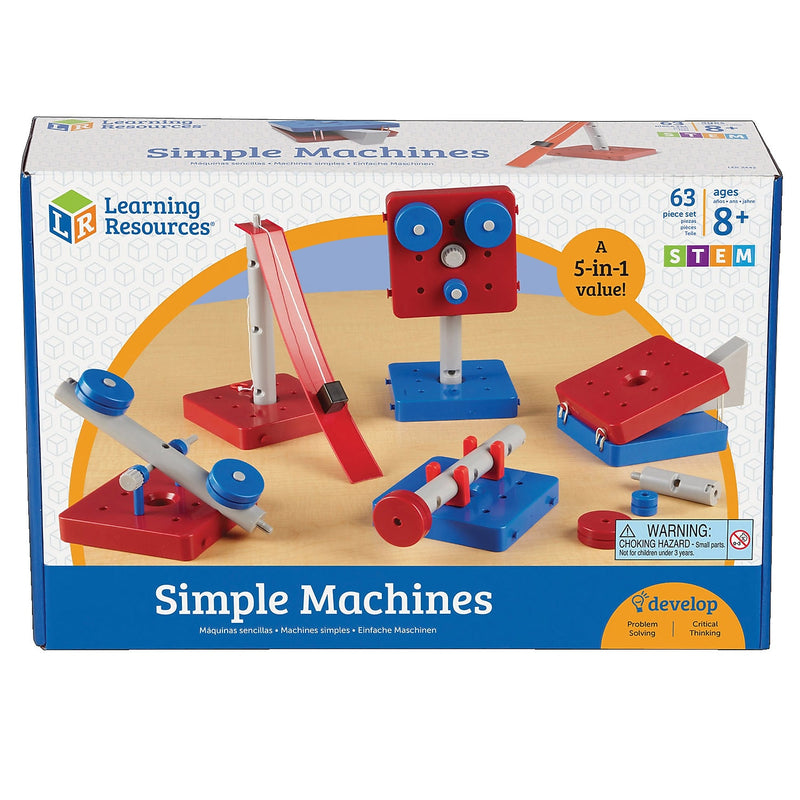 Learning Resources Simple Machines, 63/Set (LER2442)
