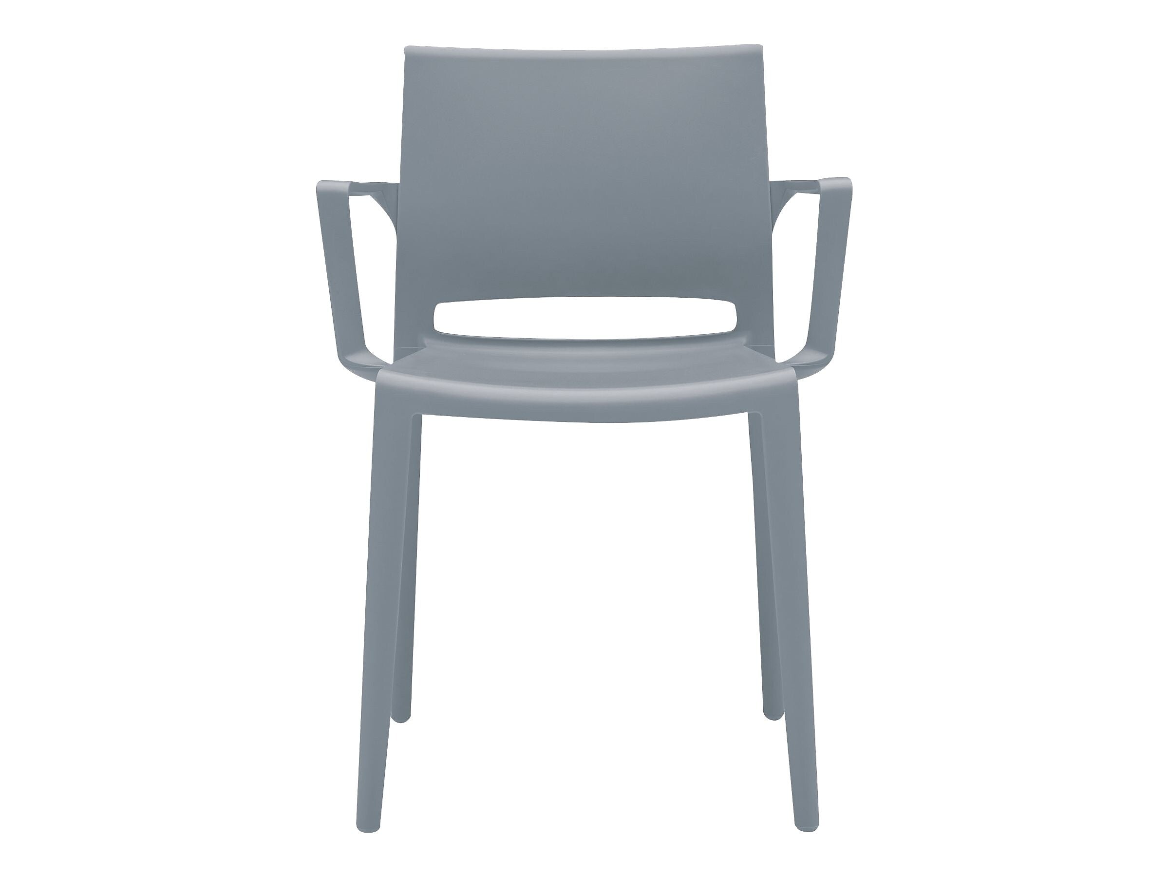 Global Bakhita Polypropylene Banquet/Reception Chair, Alloy, 4/Carton (6750ALY)