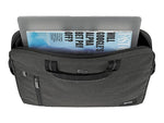 Solo Downtown 15.6" Laptop Briefcase, Gray Polyester (UBN126-10)