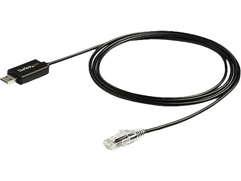 StarTech 6' USB to RJ45 Console Cable, Black