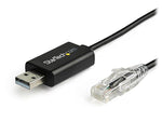 StarTech 6' USB to RJ45 Console Cable, Black