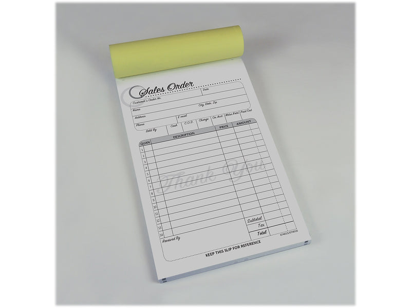 Cosco Artistic 2-Part Carbonless Sales Orders, 4.25" x 7.25", 50 Sets/Book (074015)