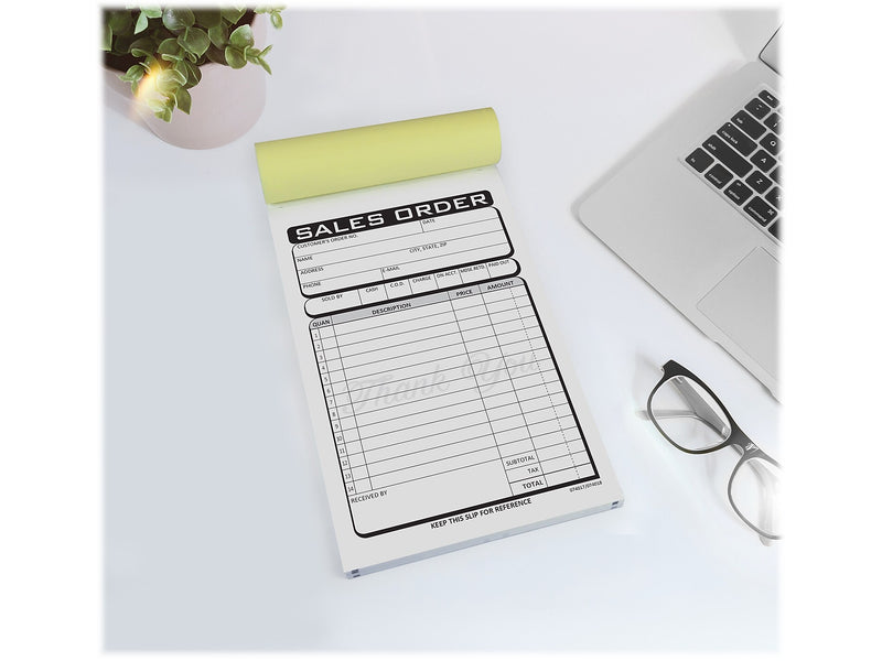 Cosco Business 2-Part Carbonless Sales Orders, 4.25" x 7.25", 50 Sets/Book (074017)